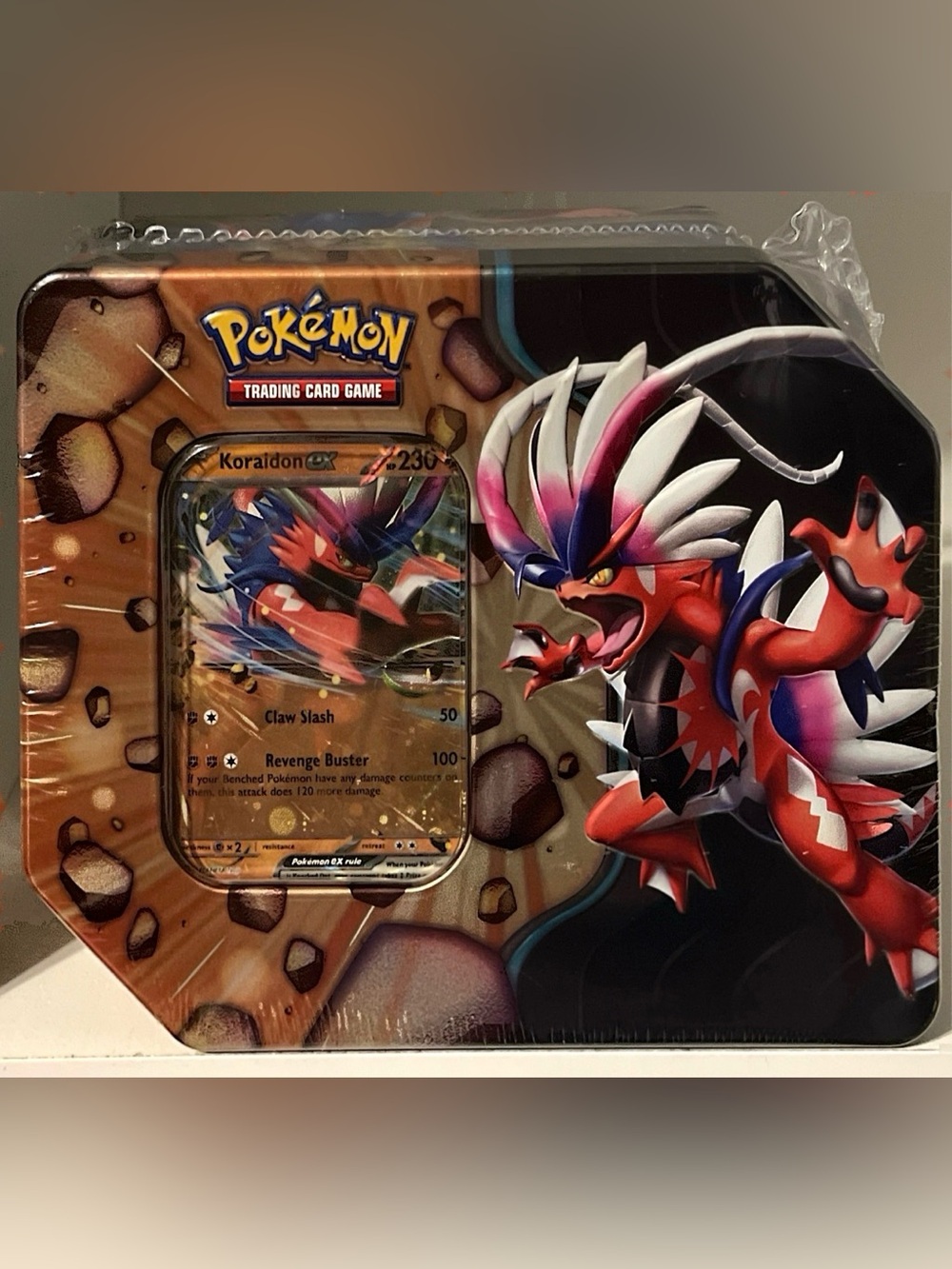 Pokémon TCG - Slashing Legends Tin - Koraidon EX
